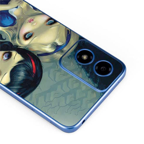 Alice & Snow Fairy Tail with Cat and Raccoon by Jasmine Becket-Griffith Moto G Play 4G (2024) Skin