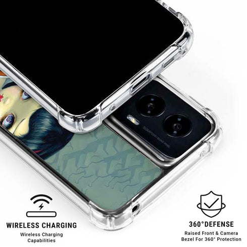 Alice & Snow Fairy Tail with Cat and Raccoon by Jasmine Becket-Griffith Moto G Power 5G (2024) Clear Case