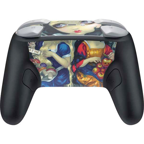 Alice & Snow Fairy Tail with Cat and Raccoon by Jasmine Becket-Griffith Nintendo Switch 2 (2025) Pro Controller Skin