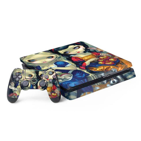 Alice & Snow Fairy Tail with Cat and Raccoon by Jasmine Becket-Griffith PlayStation PS4 Skins