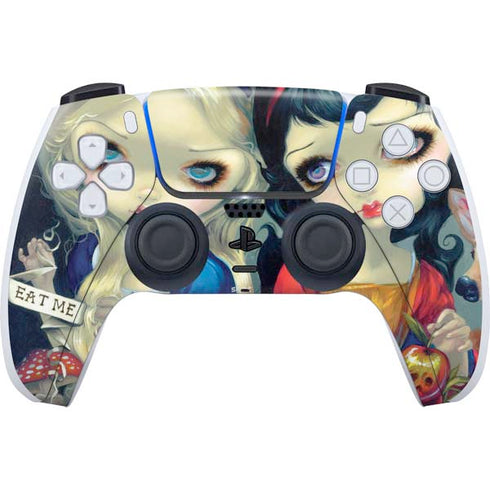 Alice & Snow Fairy Tail with Cat and Raccoon by Jasmine Becket-Griffith PlayStation PS5 Skins