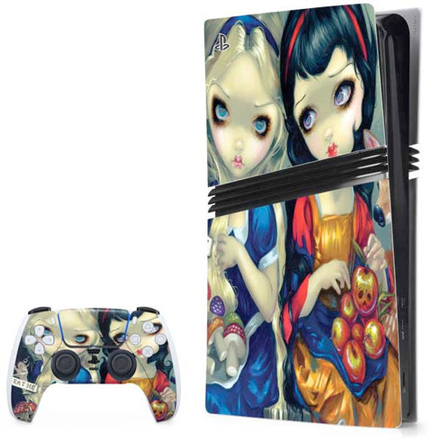 Alice & Snow Fairy Tail with Cat and Raccoon by Jasmine Becket-Griffith PlayStation PS5 Skins