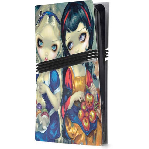 Alice & Snow Fairy Tail with Cat and Raccoon by Jasmine Becket-Griffith PlayStation PS5 Skins