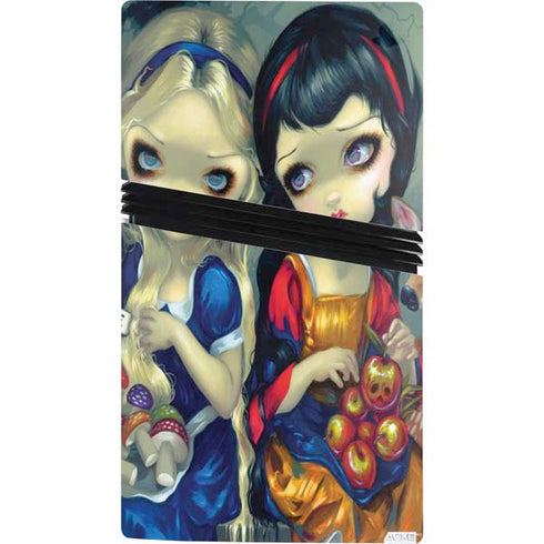 Alice & Snow Fairy Tail with Cat and Raccoon by Jasmine Becket-Griffith PS5 Pro Console Skin
