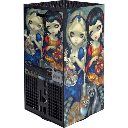 Alice & Snow Fairy Tail with Cat and Raccoon by Jasmine Becket-Griffith Xbox Series X Bundle Skin