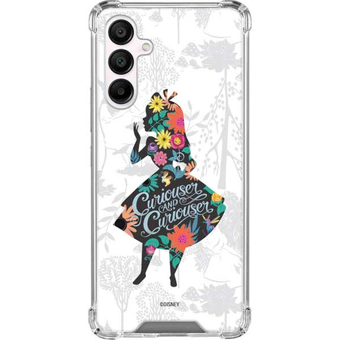 Disney Alice in Wonderland (animated) Silhouette Curiouser and Curiouser Galaxy A16 5G Clear Case