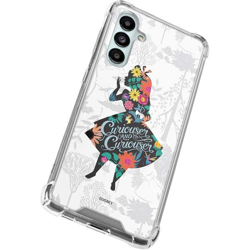 Disney Alice in Wonderland (animated) Silhouette Curiouser and Curiouser Galaxy A16 5G Clear Case