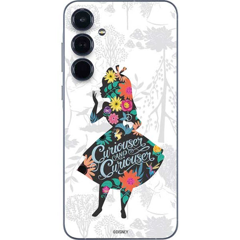 Disney Alice in Wonderland (animated) Silhouette Curiouser and Curiouser Galaxy A55 5G Skin
