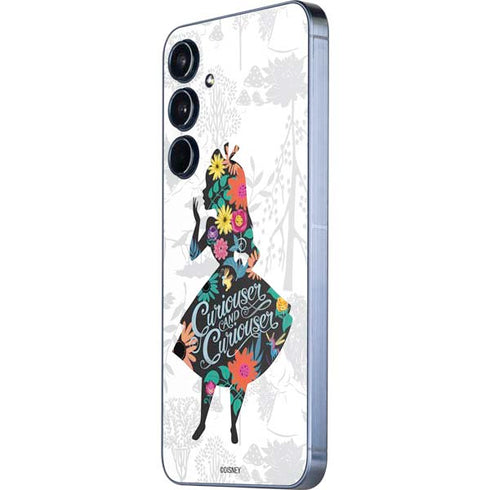 Disney Alice in Wonderland (animated) Silhouette Curiouser and Curiouser Galaxy A55 5G Skin