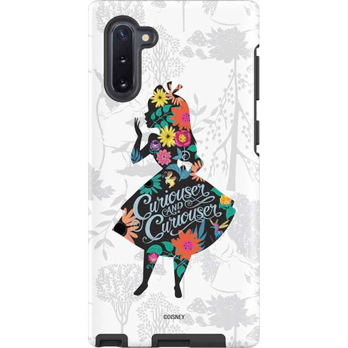 Disney Alice in Wonderland (animated) Silhouette Curiouser and Curiouser Galaxy Cases