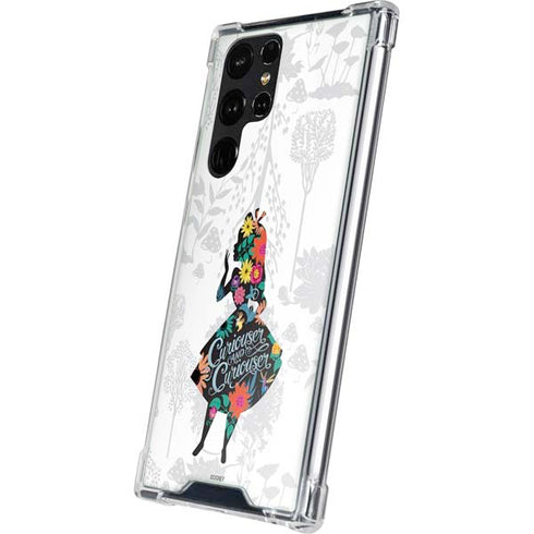 Disney Alice in Wonderland (animated) Silhouette Curiouser and Curiouser Galaxy S23 Ultra Clear Case