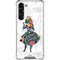 Disney Alice in Wonderland (animated) Silhouette Curiouser and Curiouser Galaxy S24 FE Clear Case