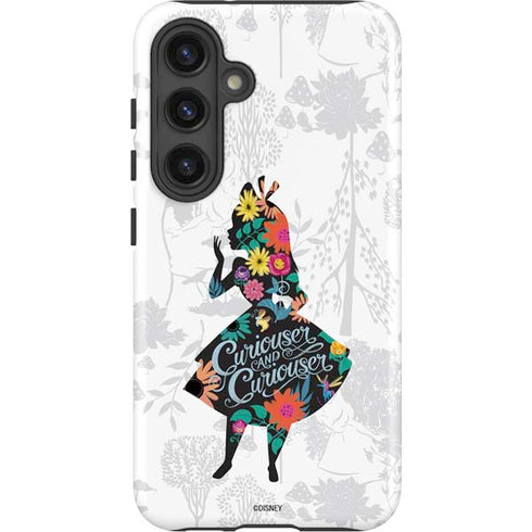 Disney Alice in Wonderland (animated) Silhouette Curiouser and Curiouser Galaxy S25 Impact Case
