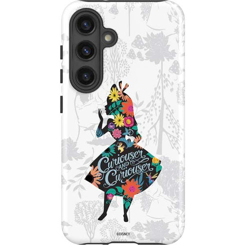 Disney Alice in Wonderland (animated) Silhouette Curiouser and Curiouser Galaxy S25 Plus Impact Case