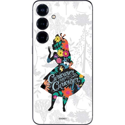 Disney Alice in Wonderland (animated) Silhouette Curiouser and Curiouser Galaxy S25 Plus Skin