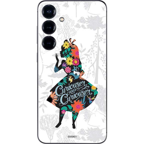 Disney Alice in Wonderland (animated) Silhouette Curiouser and Curiouser Galaxy S25 Skin