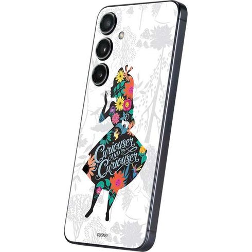 Disney Alice in Wonderland (animated) Silhouette Curiouser and Curiouser Galaxy S25 Skin