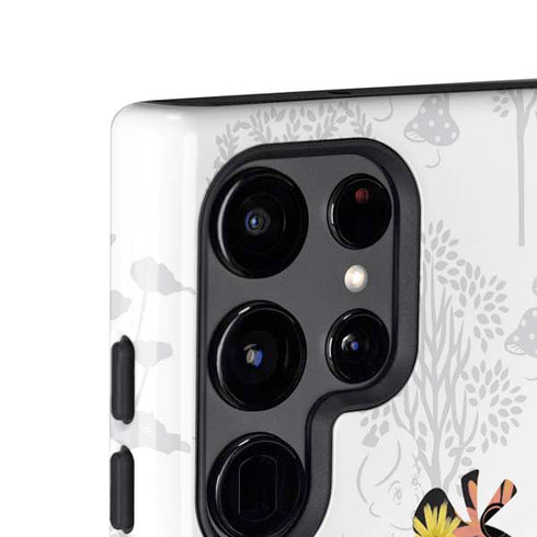 Disney Alice in Wonderland (animated) Silhouette Curiouser and Curiouser Galaxy S25 Ultra Impact Case