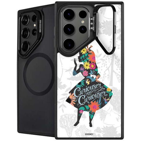 Disney Alice in Wonderland (animated) Silhouette Curiouser and Curiouser Galaxy S25 Ultra Kickstand Case