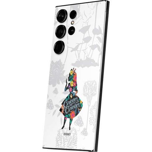 Disney Alice in Wonderland (animated) Silhouette Curiouser and Curiouser Galaxy S25 Ultra Skin