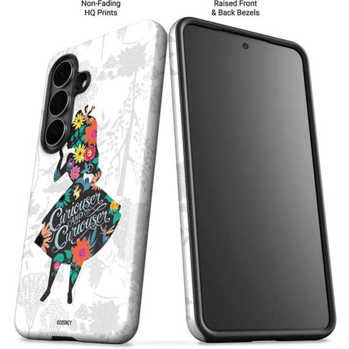 Disney Alice in Wonderland (animated) Silhouette Curiouser and Curiouser Galaxy S26 Plus Impact Case