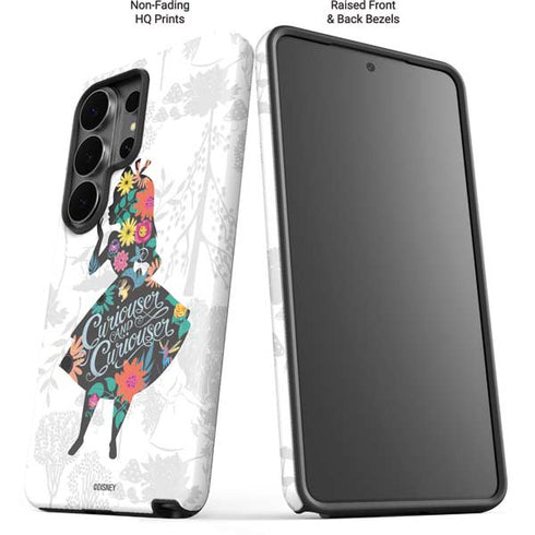 Disney Alice in Wonderland (animated) Silhouette Curiouser and Curiouser Galaxy S26 Ultra Impact Case