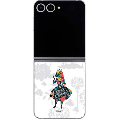 Disney Alice in Wonderland (animated) Silhouette Curiouser and Curiouser Galaxy Z Flip6 Skin