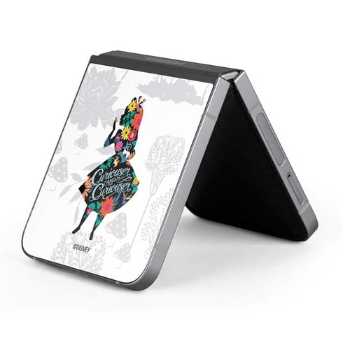Disney Alice in Wonderland (animated) Silhouette Curiouser and Curiouser Galaxy Z Flip6 Skin