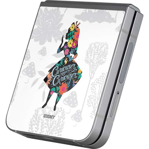 Disney Alice in Wonderland (animated) Silhouette Curiouser and Curiouser Galaxy Z Flip6 Skin