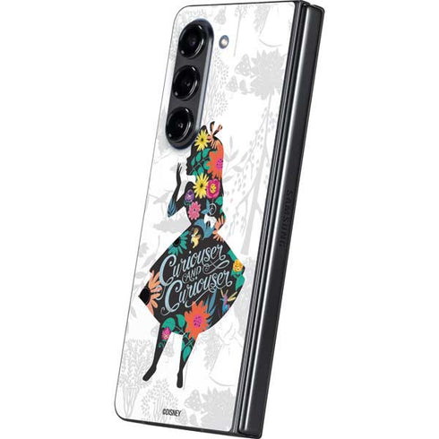 Disney Alice in Wonderland (animated) Silhouette Curiouser and Curiouser Galaxy Z Fold5 5G Skin