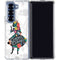 Disney Alice in Wonderland (animated) Silhouette Curiouser and Curiouser Galaxy Z Fold6 Clear Case