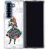 Disney Alice in Wonderland (animated) Silhouette Curiouser and Curiouser Galaxy Z Fold6 Clear Case