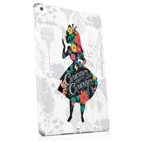 Disney Alice in Wonderland (animated) Silhouette Curiouser and Curiouser Apple iPad Skin