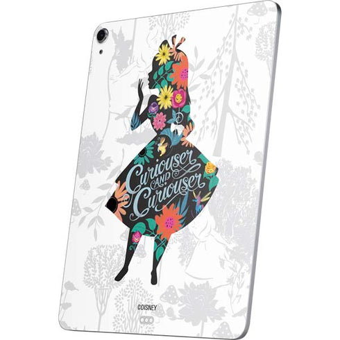 Disney Alice in Wonderland (animated) Silhouette Curiouser and Curiouser Apple iPad Air Skin