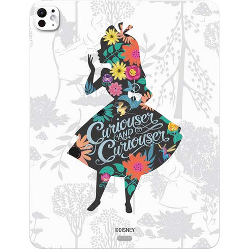 Disney Alice in Wonderland (animated) Silhouette Curiouser and Curiouser iPad Pro 13in M4 (2024) Skin