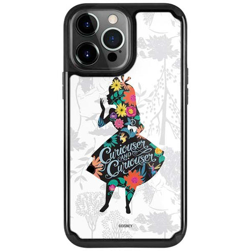 Disney Alice in Wonderland (animated) Silhouette Curiouser and Curiouser iPhone Cases