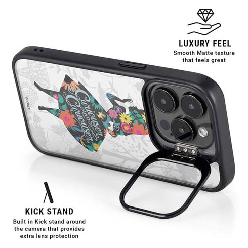 Disney Alice in Wonderland (animated) Silhouette Curiouser and Curiouser iPhone 13 Pro Kickstand Case