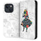 Disney Alice in Wonderland (animated) Silhouette Curiouser and Curiouser iPhone 14 Folio Case