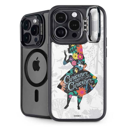 Disney Alice in Wonderland (animated) Silhouette Curiouser and Curiouser iPhone 14 Pro Max Kickstand Case