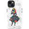 Disney Alice in Wonderland (animated) Silhouette Curiouser and Curiouser iPhone 15 Impact Case