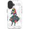 Disney Alice in Wonderland (animated) Silhouette Curiouser and Curiouser iPhone 16 Impact Case