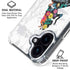 Disney Alice in Wonderland (animated) Silhouette Curiouser and Curiouser iPhone 16 Plus Clear Case