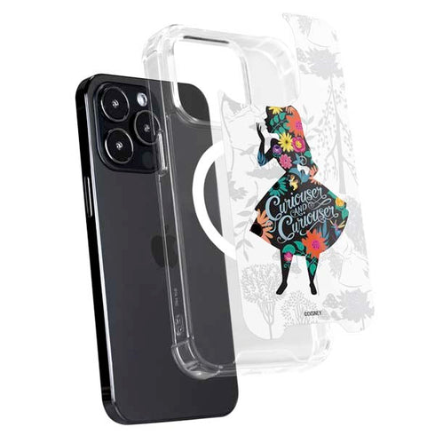 Disney Alice in Wonderland (animated) Silhouette Curiouser and Curiouser iPhone 16 Pro MagSafe Case