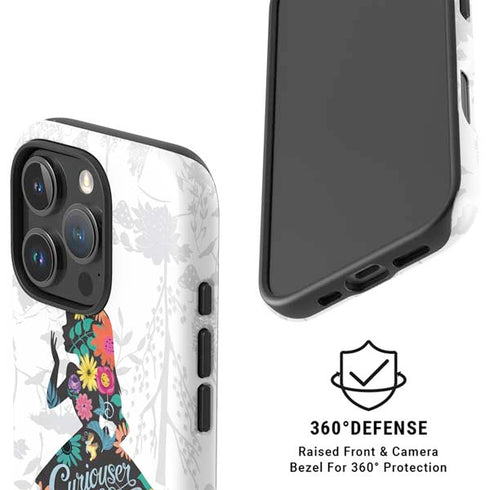 Disney Alice in Wonderland (animated) Silhouette Curiouser and Curiouser iPhone 16 Pro Magsafe Impact Case