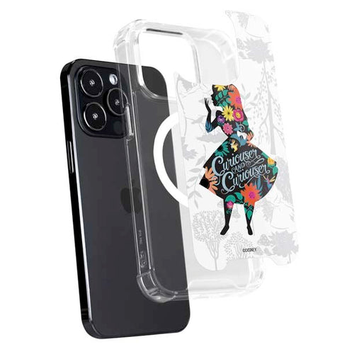 Disney Alice in Wonderland (animated) Silhouette Curiouser and Curiouser iPhone 16 Pro Max MagSafe Case