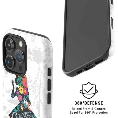 Disney Alice in Wonderland (animated) Silhouette Curiouser and Curiouser iPhone 16 Pro Max Magsafe Impact Case