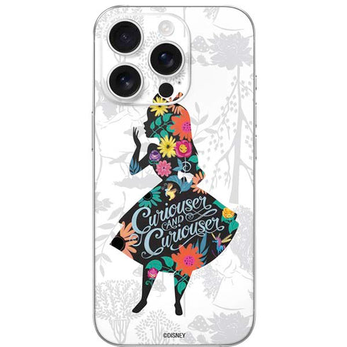 Disney Alice in Wonderland (animated) Silhouette Curiouser and Curiouser iPhone 16 Pro Skin