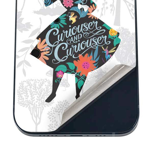 Disney Alice in Wonderland (animated) Silhouette Curiouser and Curiouser iPhone 16 Skin