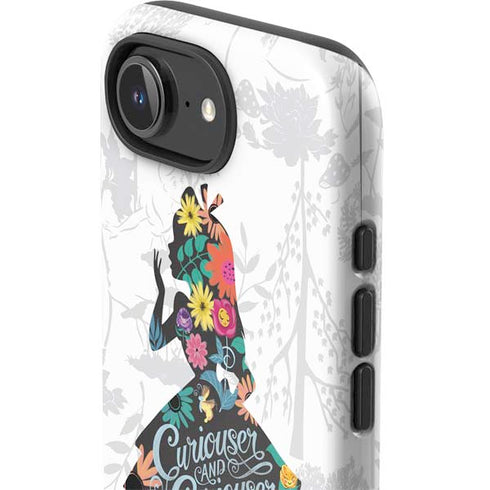 Disney Alice in Wonderland (animated) Silhouette Curiouser and Curiouser iPhone 16e Impact Case