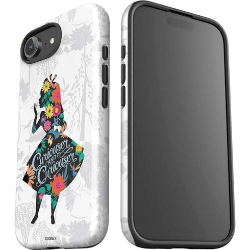 Disney Alice in Wonderland (animated) Silhouette Curiouser and Curiouser iPhone 16e Impact Case